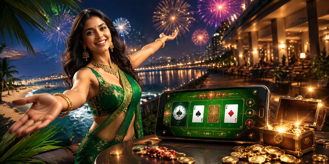 Happy player registering on mobile device at riverfront