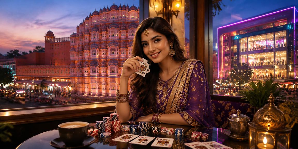 Player logging in on a device with elegant casino background